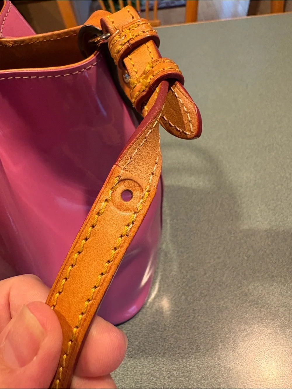 Dooney & Bourke glossy patent
